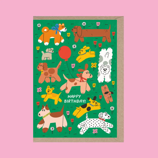 Rumble Cards Happy Birthday Dogs Card