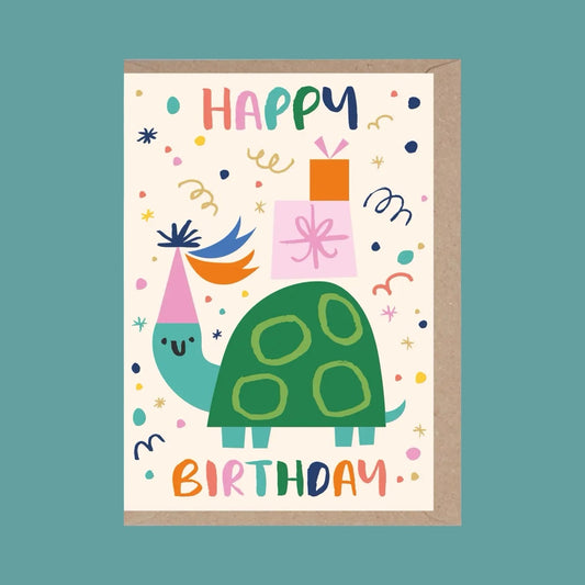 Rumble Cards Happy Birthday Turtle Card