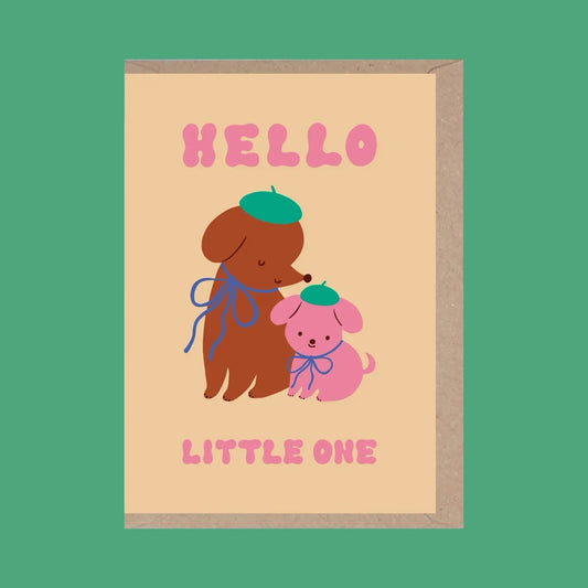 Rumble Cards Hello Little One Dogs Card