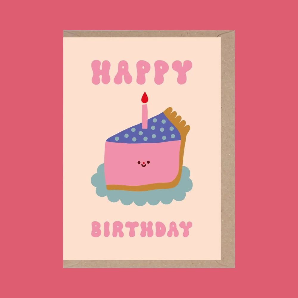 Rumble Cards Happy Birthday Slice of Pie Card