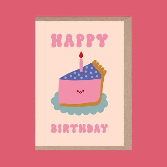 Rumble Cards Happy Birthday Slice of Pie Card