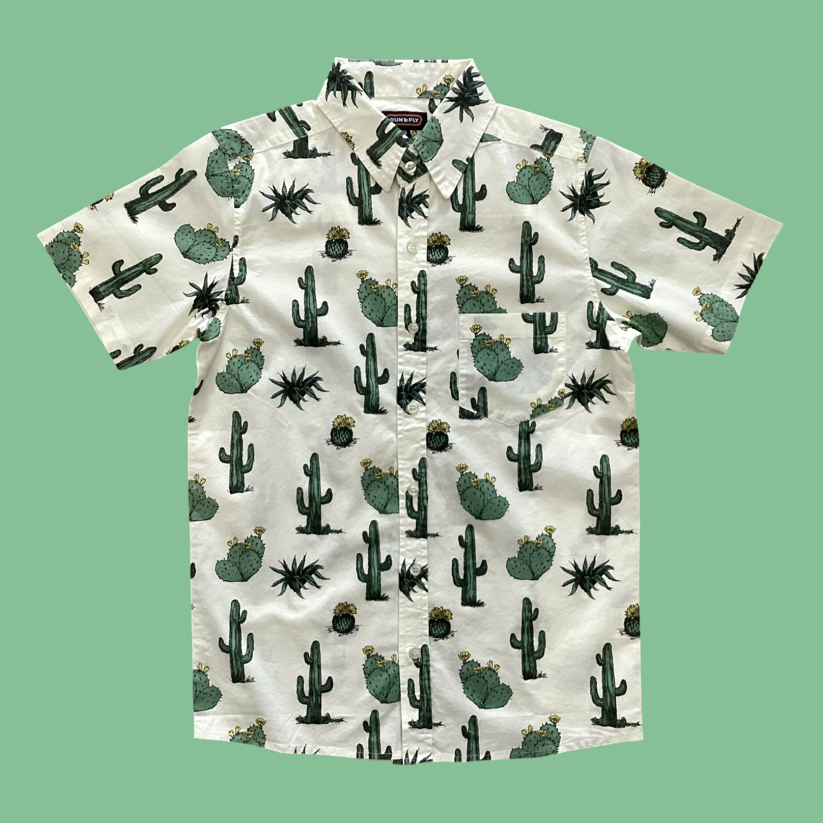 Run & Fly Cactus Men's Shirt