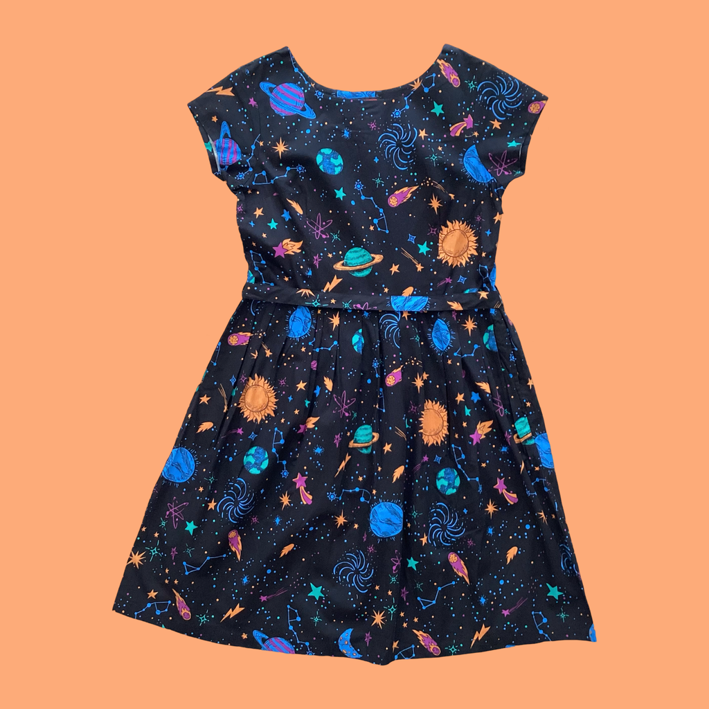 Run & Fly Galaxy Tea Dress