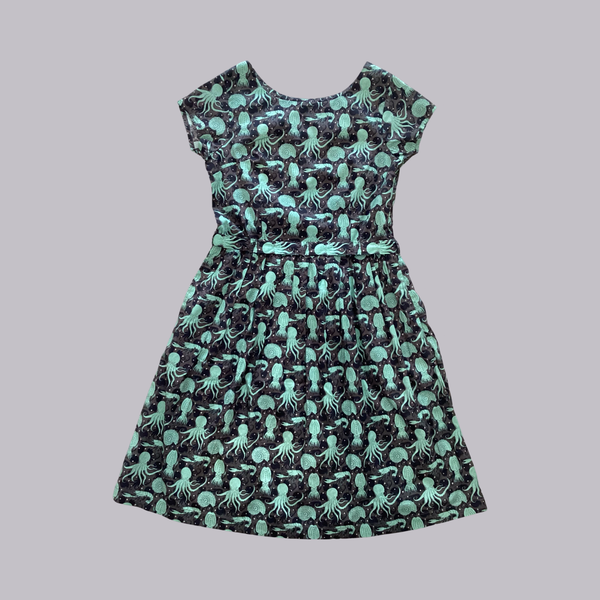 Run & Fly Green Seas Tea Dress