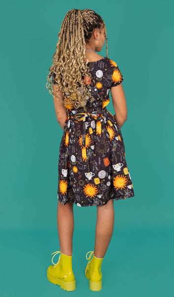 Run and Fly Solar Witch Tea Dress