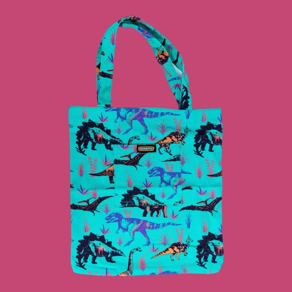 Run and Fly Dino Tote Bag