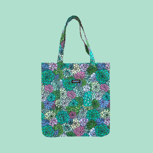 Run and Fly Succulents Tote Bag