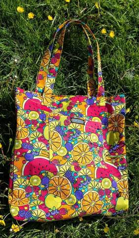 Run and Fly Tutti Frutti Tote Bag