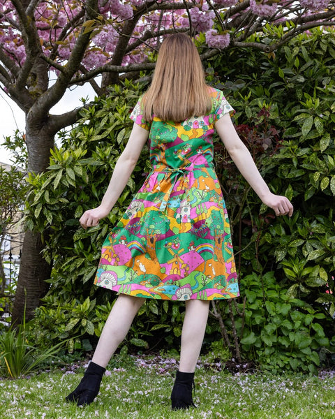 Run & Fly The Mushroom Babes Hills Tea Dress