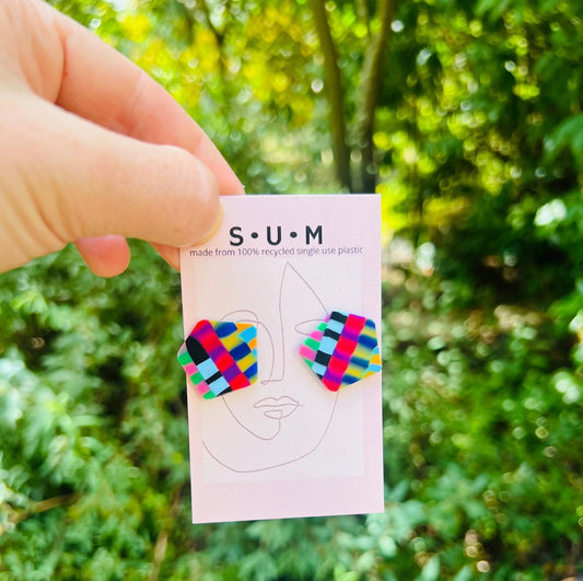 Single Use Multiverse Selma Studs - Lattice Dream
