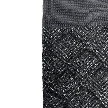 Close up of Sixton Paris Socks in Black