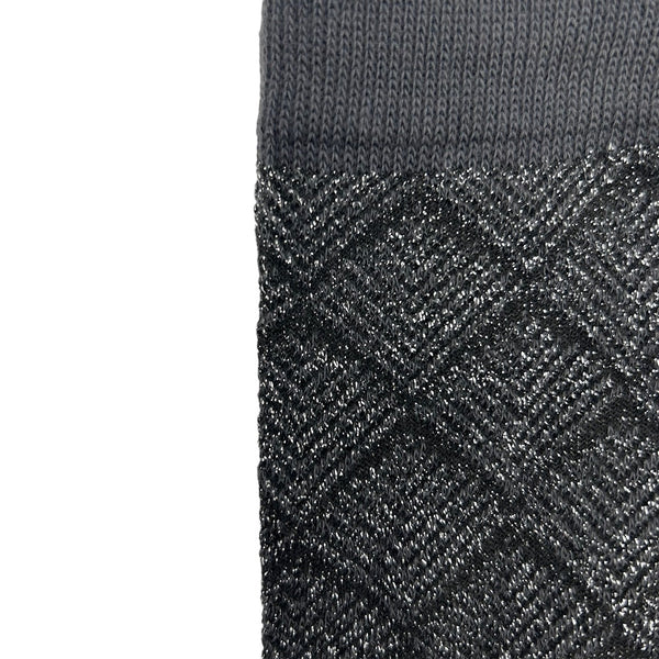 Close up of Sixton Paris Socks in Black