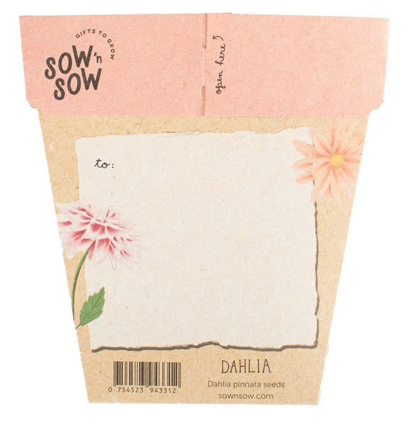 Sow 'n' Sow A Gift of Seeds - Dahlia