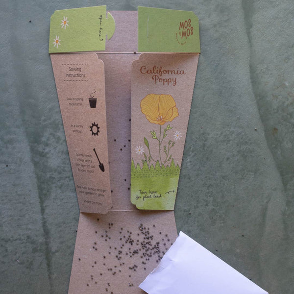 Sow 'n' Sow A Gift of Seeds - California Poppy