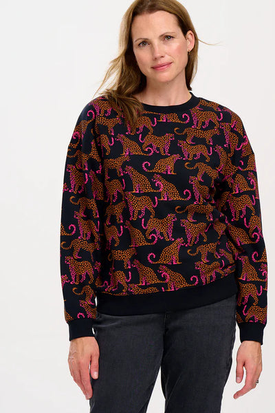 Sugarhill Brighton Eadie Leopard Jumper