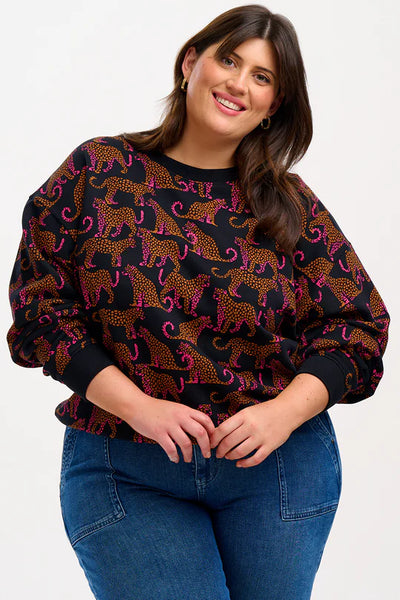 Sugarhill Brighton Eadie Leopard Jumper
