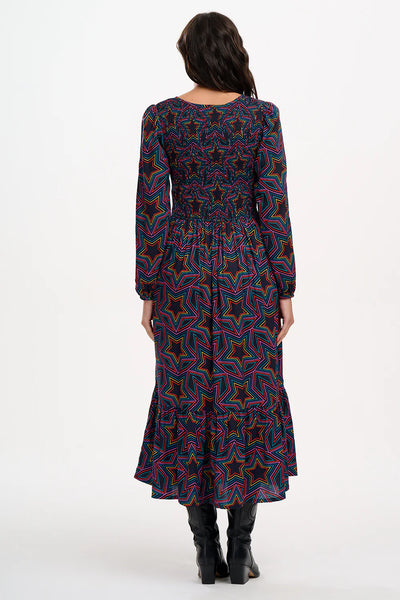 Sugarhill Brighton Amberley Midi Shirred Dress