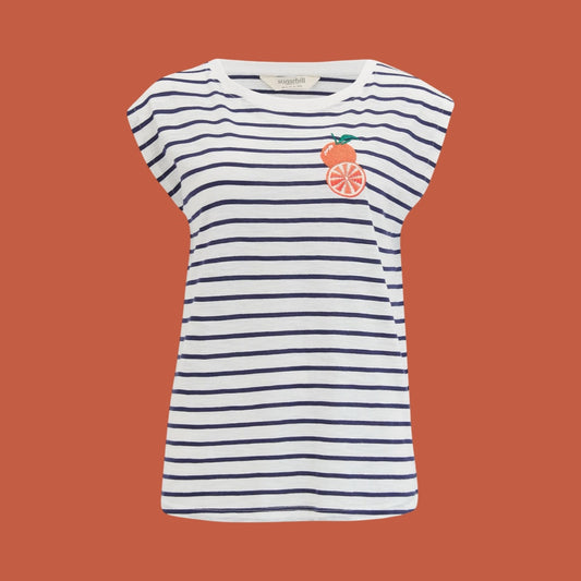 Sugarhill Brighton Chrissy Tee - Oranges