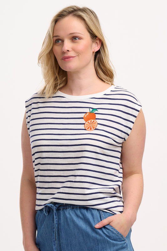 Sugarhill Brighton Chrissy Tee - Oranges