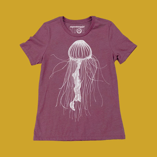 Supermaggie Jellyfish Calliope Tee - Plum