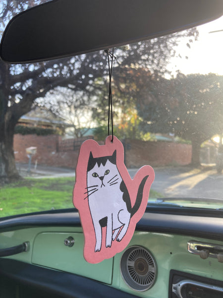 Snail Mail Paper Goods Maude the Cat Air Freshener