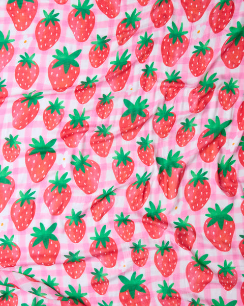 Kip & Co Strawberry Jam Bamboo Baby Swaddle