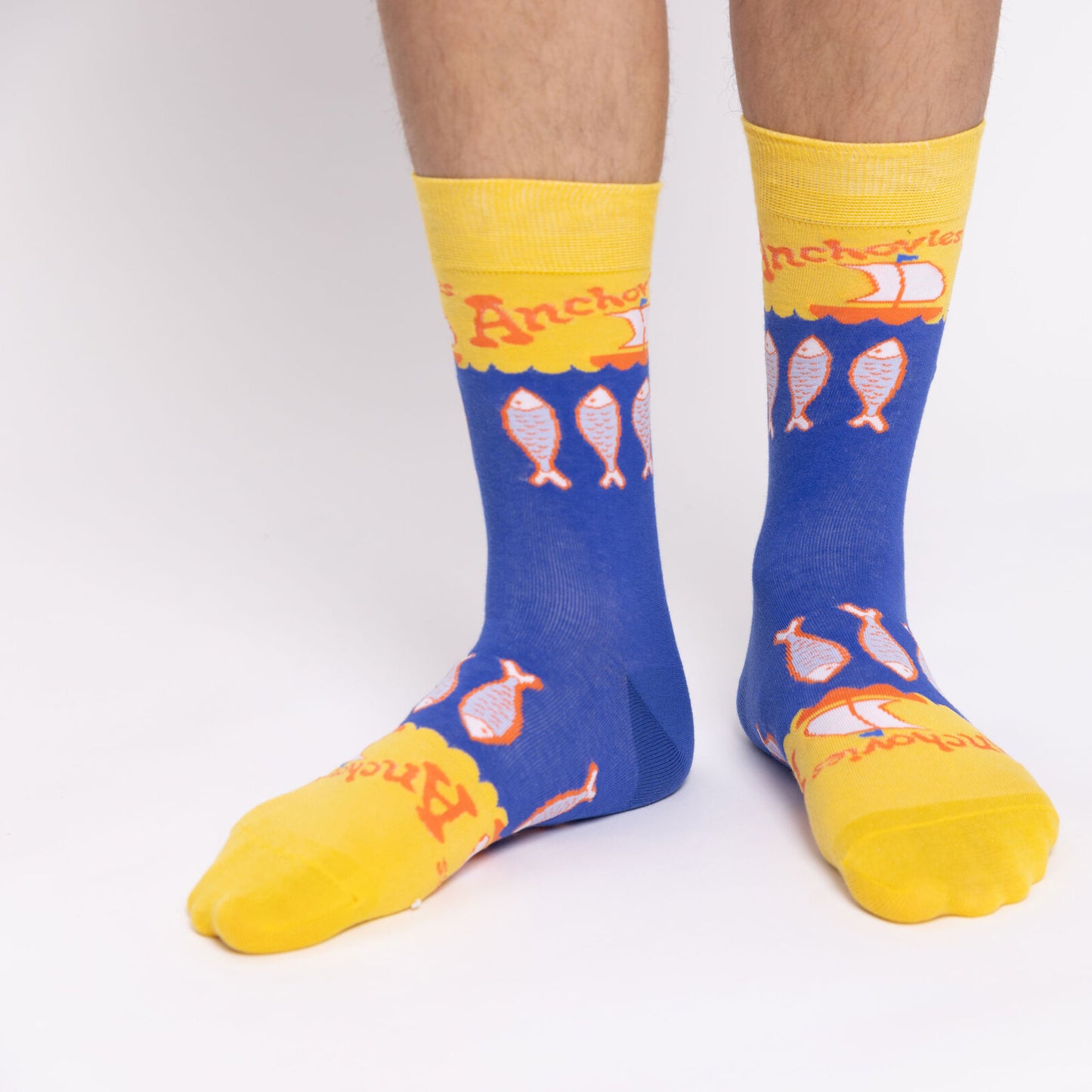 Yellow Owl Workshop Anchovies Socks - Large