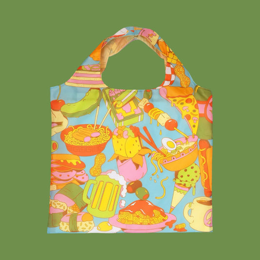 Yellow Owl Workshop Art Sack Shopping Bag - Gourmand by Clay Hickson
