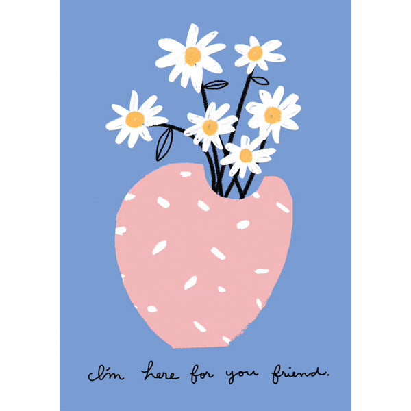 Carolyn Suzuki Flowers For You Friend Card