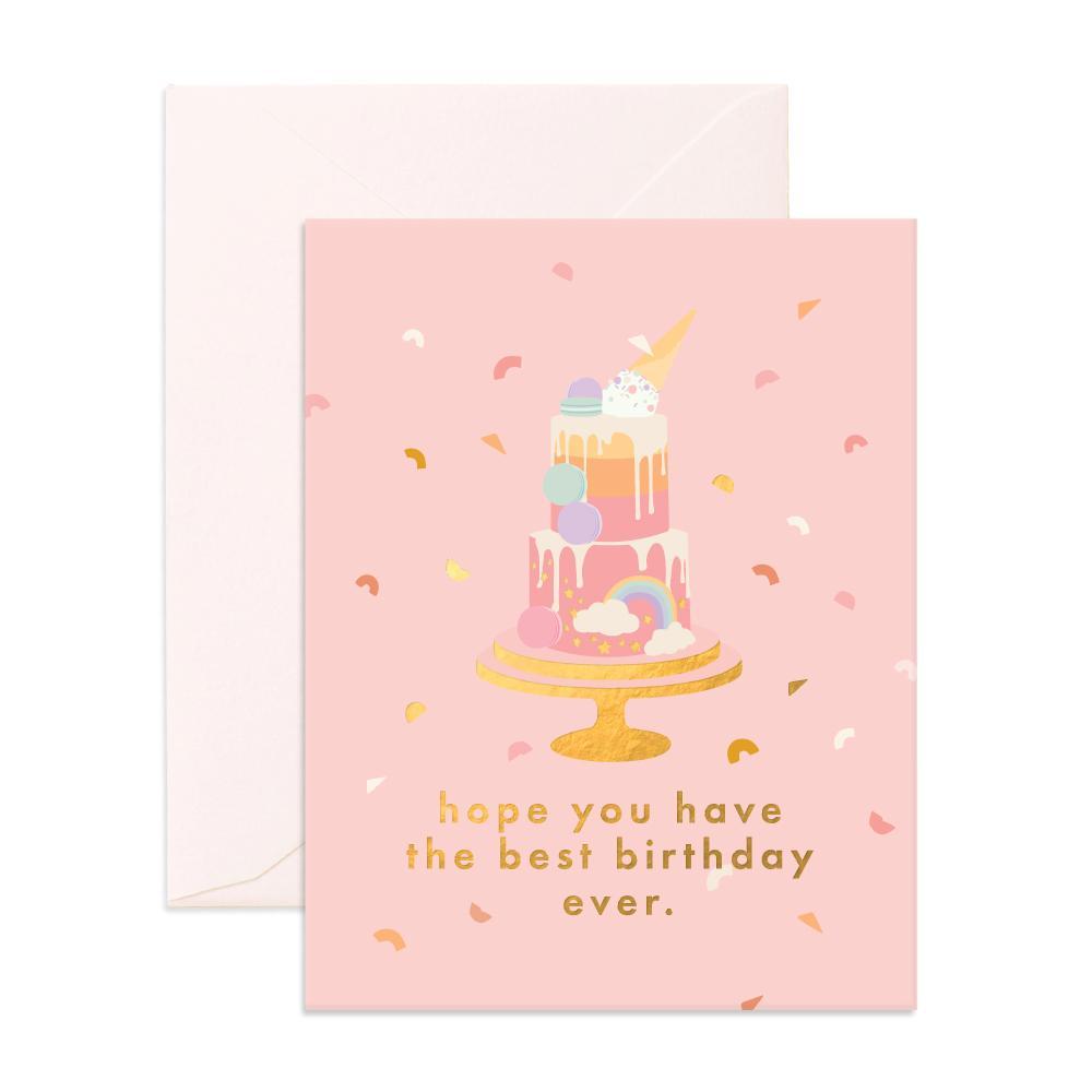 Fox & Fallow Best Birthday Cake Card