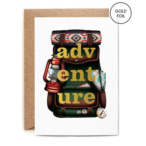 Folio Adventure Card with Gold Foil
