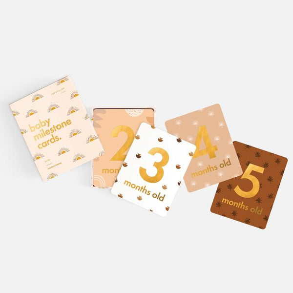 Fox & Fallow Baby Milestone Cards - Boho