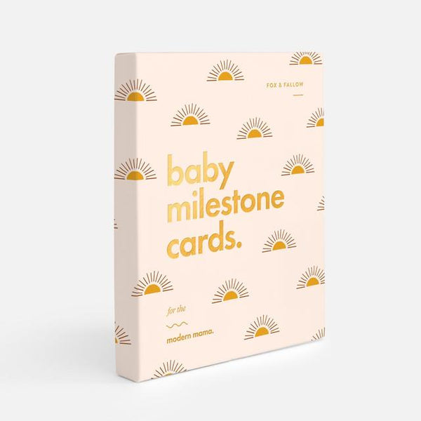 Fox & Fallow Baby Milestone Cards - Boho