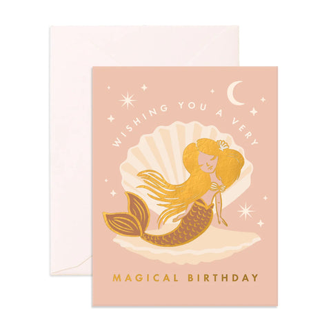 Fox & Fallow Mermaid Magical Birthday Card