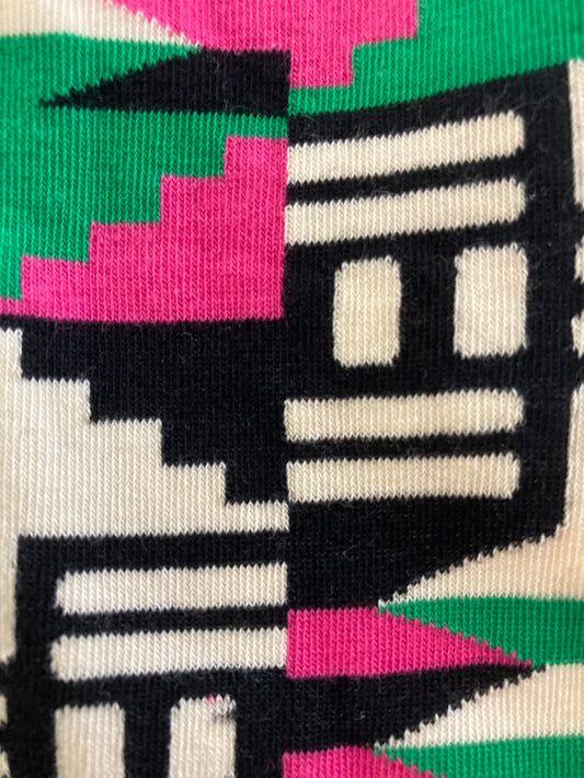 Afropop Scholar Pink Socks