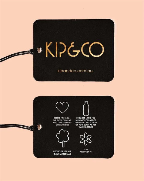 Kip & Co Flowerhead Raincoat Care Label