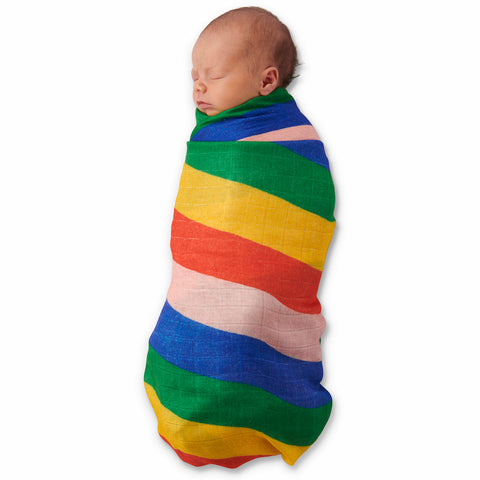 Kip & Co Rainbows End Bamboo Baby Swaddle