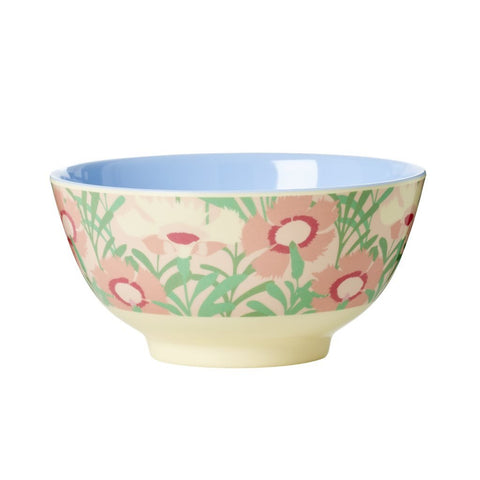 Rice Medium Melamine Bowl - Vintage Floral