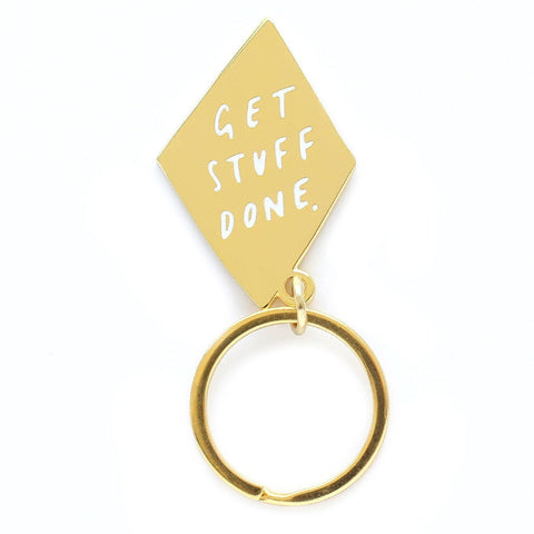 Old English Co Get Stuff Done Keychain