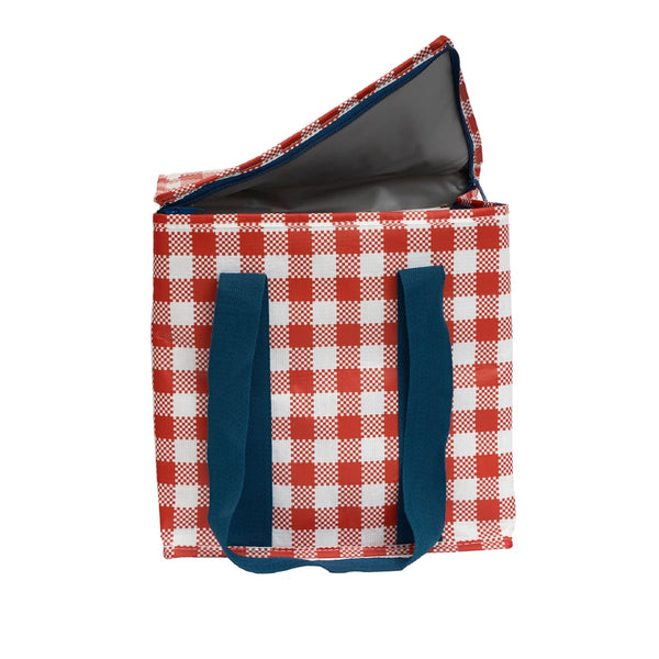 Project Ten Red Checkerboard Insulated Tote