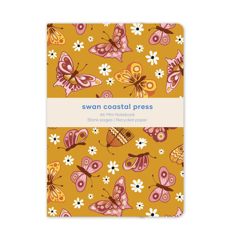 Swan Coastal Press Butterflies Mini Notebook