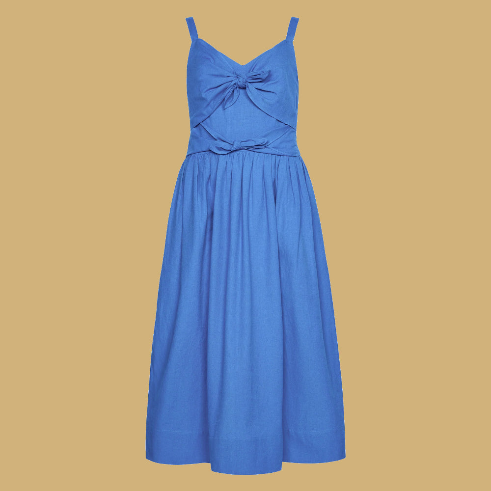 Emily & Fin Salma Azure Blue Dress