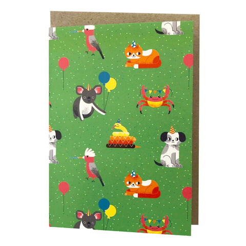 Snail Mail Paper Goods X Lisa Max Party Animals Card