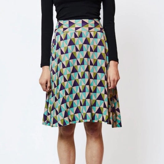 Totem Sereia Skirt Dream Blue - ethical brazilian fashion - summer skirt - buy online - Perth Australia