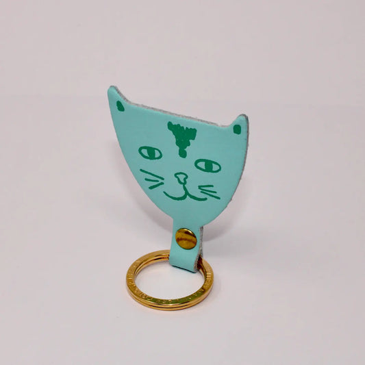 Ark Cat Key Fob - Turquoise