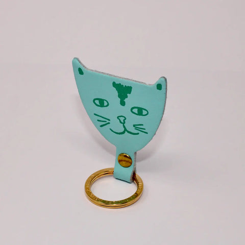 Ark Cat Key Fob - Turquoise