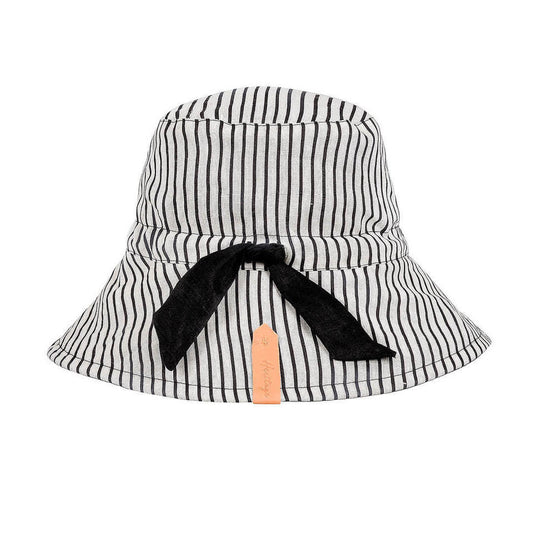 Bedhead Vacationer Reversible Adult Sun Hat - Bobbie / Ebony