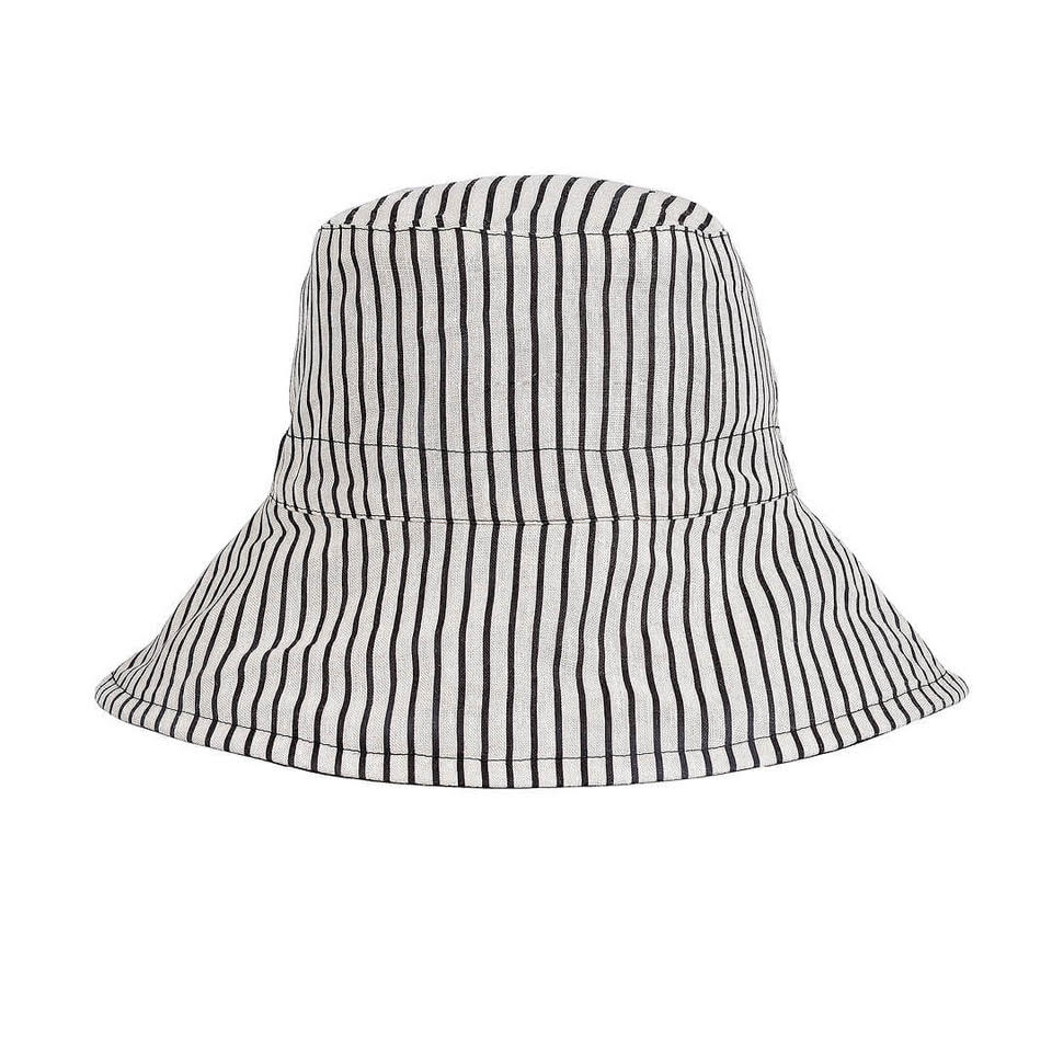 Bedhead Vacationer Reversible Adult Sun Hat - Bobbie / Ebony