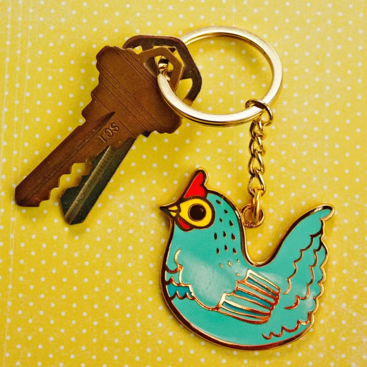 Boygirlparty Chicken Keychain