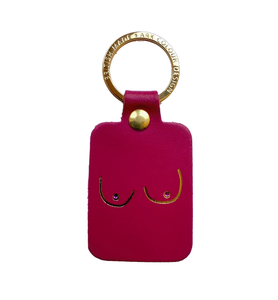 Ark Boobs Key Fob - Magenta